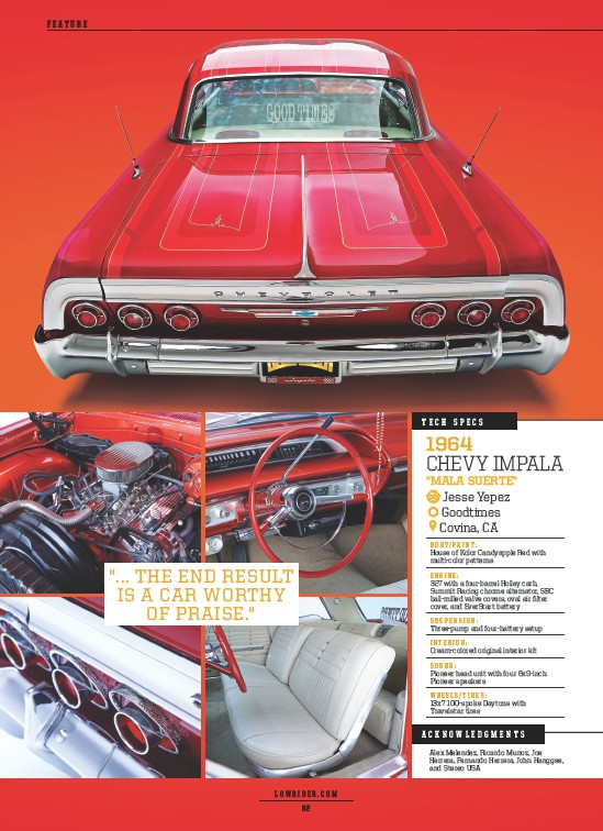 Pressreader Low Rider 2019 08 01 1964 Chevy Impala
