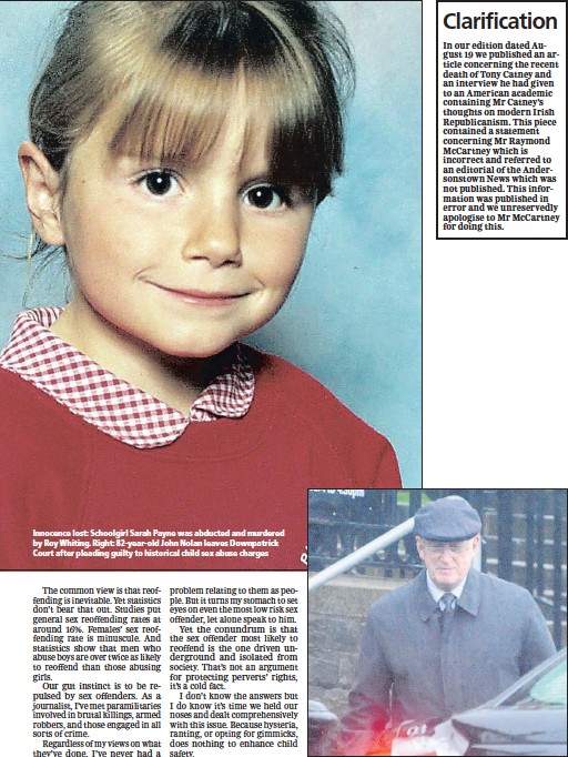 Schoolgirl Abused - PressReader - Belfast Telegraph: 2015-03-31 - Sarah's Law is ...