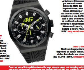 Vr46 Chronograph Montre-bracelet chronomètre Valentino Rossi The Docteur VR46