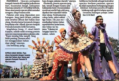PressReader Jawa Pos 2019 10 29 Parade Busana Adat  