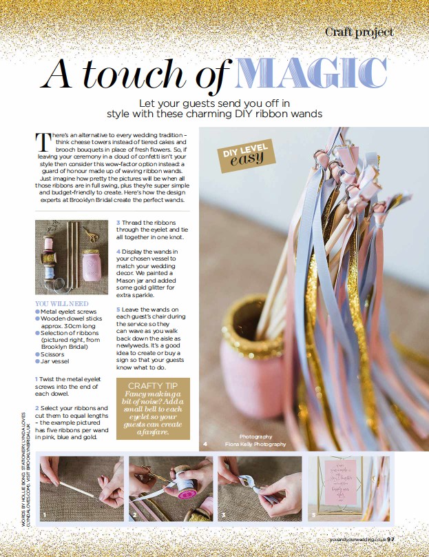 Pressreader You And Your Wedding 2016 09 29 A Touch Of Magic